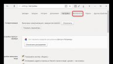 Désactivation de la protection Protect dans Yandex