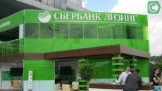 Lízingfeltételek a Sberbankban