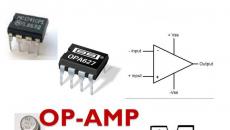 Amplificador operacional: circuitos de conmutación, principio de funcionamiento.