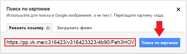 Поиск по картинке url